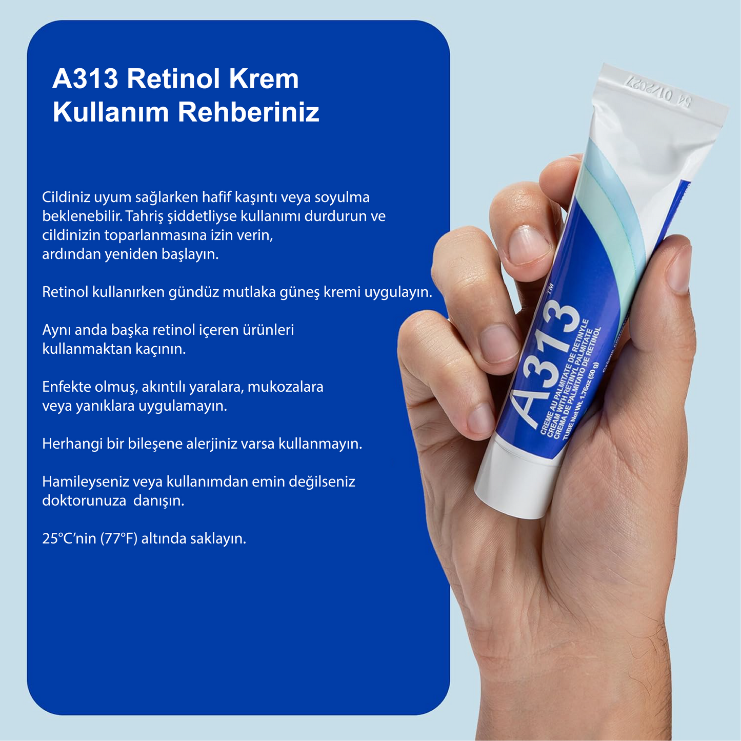 A313 Retinol Pommade Kırışıklık Karşıtı Krem